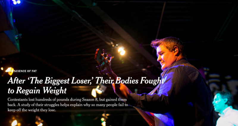 After Big Weight Loss Their Bodies Fought to Regain Weight